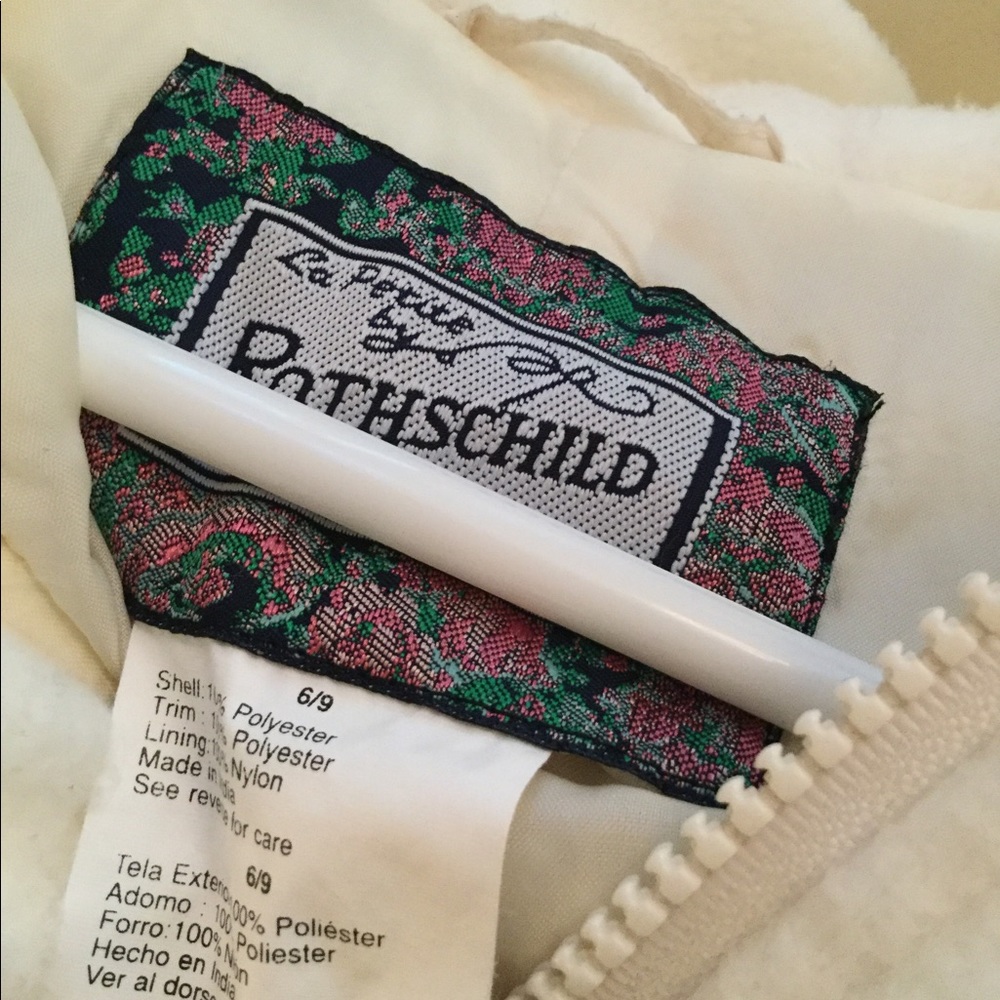 Girls Rothschild one piece snow suit 6/9 months - Picture 6 of 7